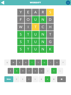 Wordify - Desafío de palabras Screenshot