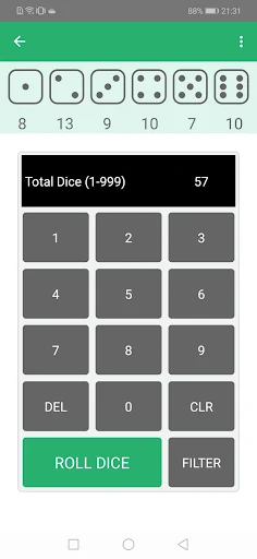 Xd6 - Dice Roller - Screenshot 3