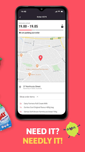 Needly: Groceries in minutes. Screen 3
