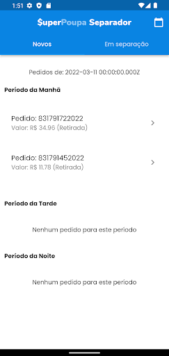 SuperPoupa Separador Screen 2