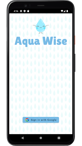 Android application Aqua Wise screenshort