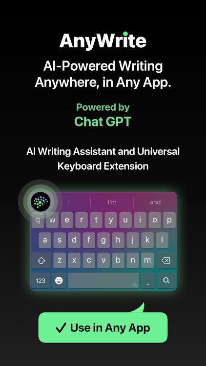 AnyWrite:AI Keyboard Assistant - 1.5.9 - (Android)