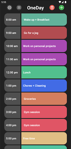 OneDay Screen 2