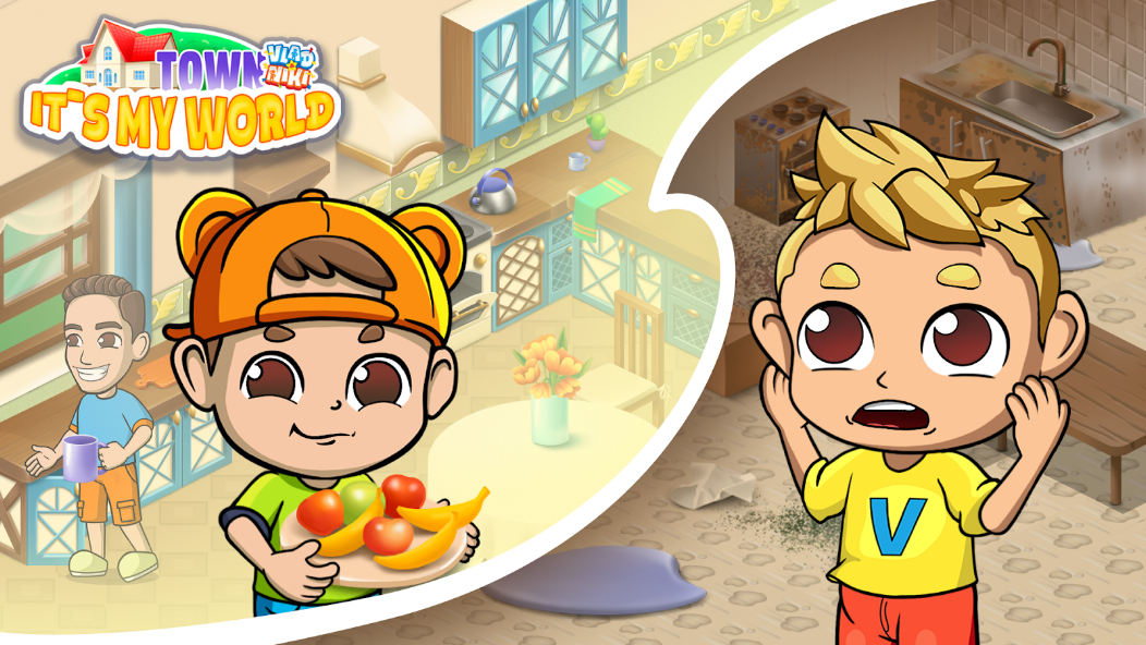 Vlad&Niki Town. It's my World MOD APK screenshot