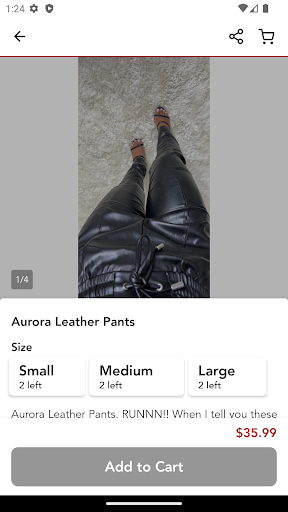 Screenshot of Zoella Boutique