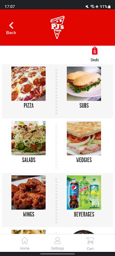 Screenshot of Original PJ's Pizza