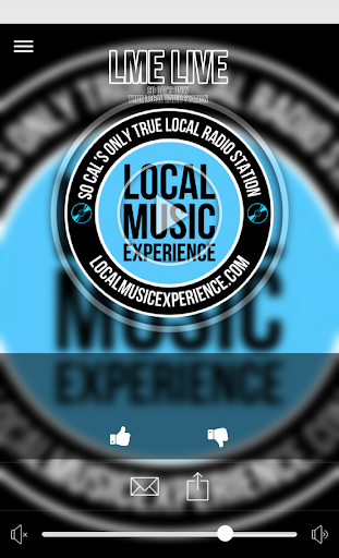 Android application Local Music Experience screenshort