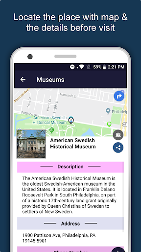 Philadelphia Travel & Explore, Screen 2