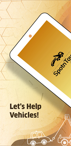 Android application SpotnTow Towing Technician screenshort