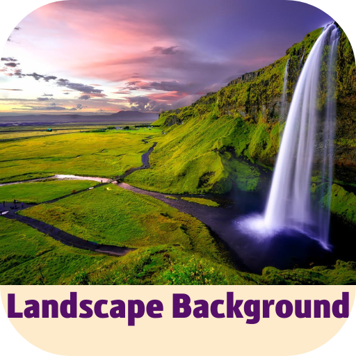 landscape background logo