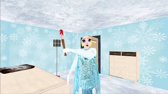 Horror Elsa granny Frozen mod