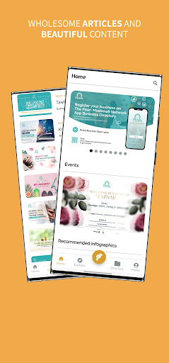 Android application The Pearl Muslimah Network screenshort