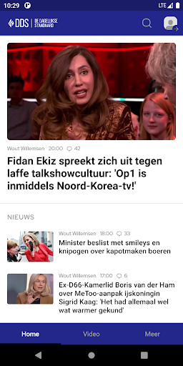 Android application De Dagelijkse Standaard screenshort
