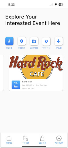 Android application Tick screenshort
