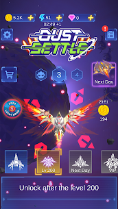 Dust Settle 3D Galaxy Attack v2.00 Mod Apk (Unlimited Money/Everthing) Free For Android 1