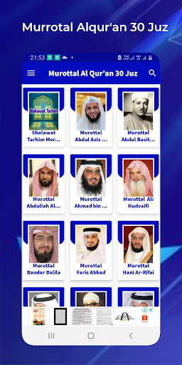 Android application Al Quran Mp3 Full 30 Juz screenshort