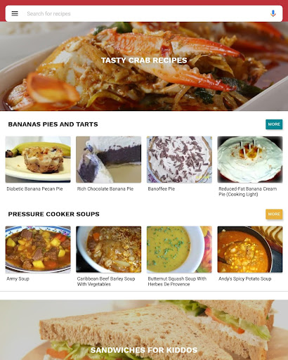 Screenshot of Cuban Recipes