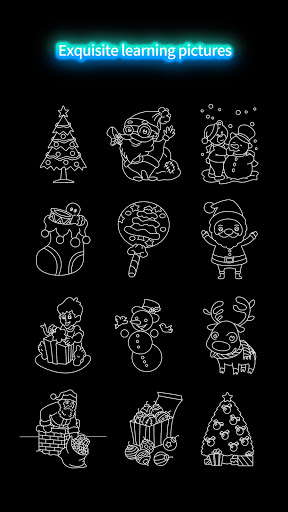 Draw Glow Christmas - Casual - games