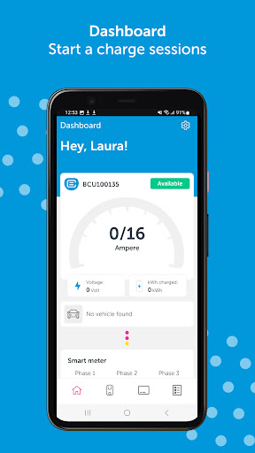 Android application Blue Current screenshort