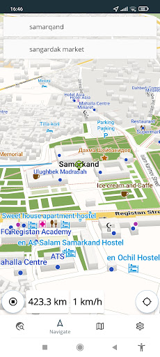 Samarkand Uzbekistan Map Screen 2