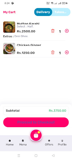 Android application Butt Karahi Official App screenshort