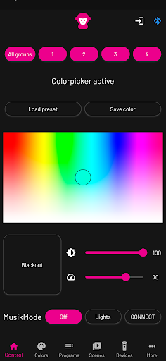Android application Ape Labs CONNECT V2 screenshort