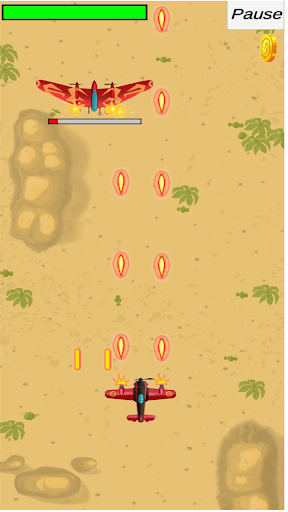 Android application Plane Shooter screenshort