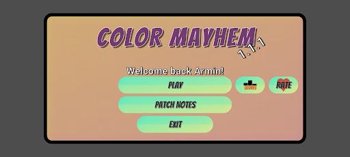 Android application Color Mayhem screenshort