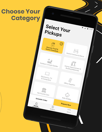 Pickups - On Demand Delivery Screen 2