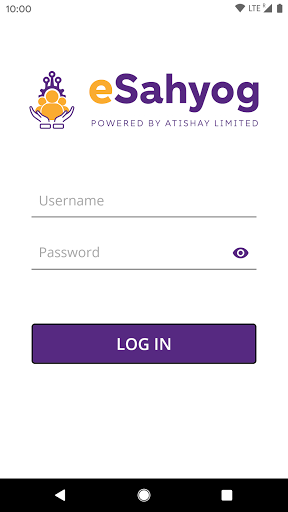Android application E-Sahyog screenshort