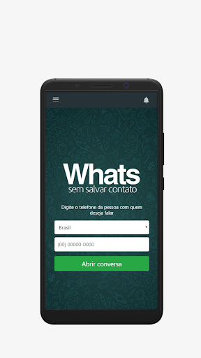 Android application Whats sem salvar nos contatos screenshort
