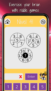 #3. 7 Riddles - quick math games,iq test, riddle games (Android) By: TrasCo Studios