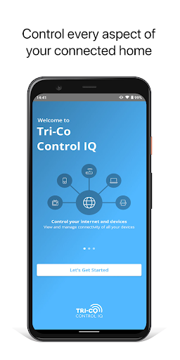 Android application Tri-Co Control IQ screenshort
