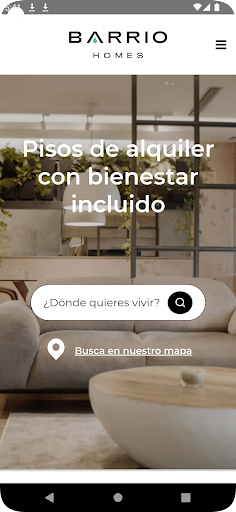 Android application Barrio Homes screenshort