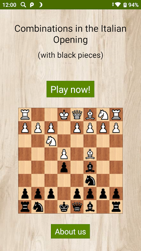 Android application Chess - Italian Opening 2 screenshort