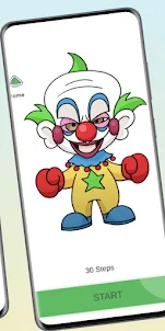 Como desenhar Klowns Killer