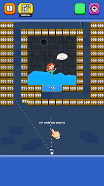 #4. Brick Shoot Rescue (Android) By: Rich Games