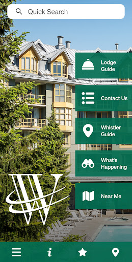 Android application Whistler Cascade Lodge screenshort