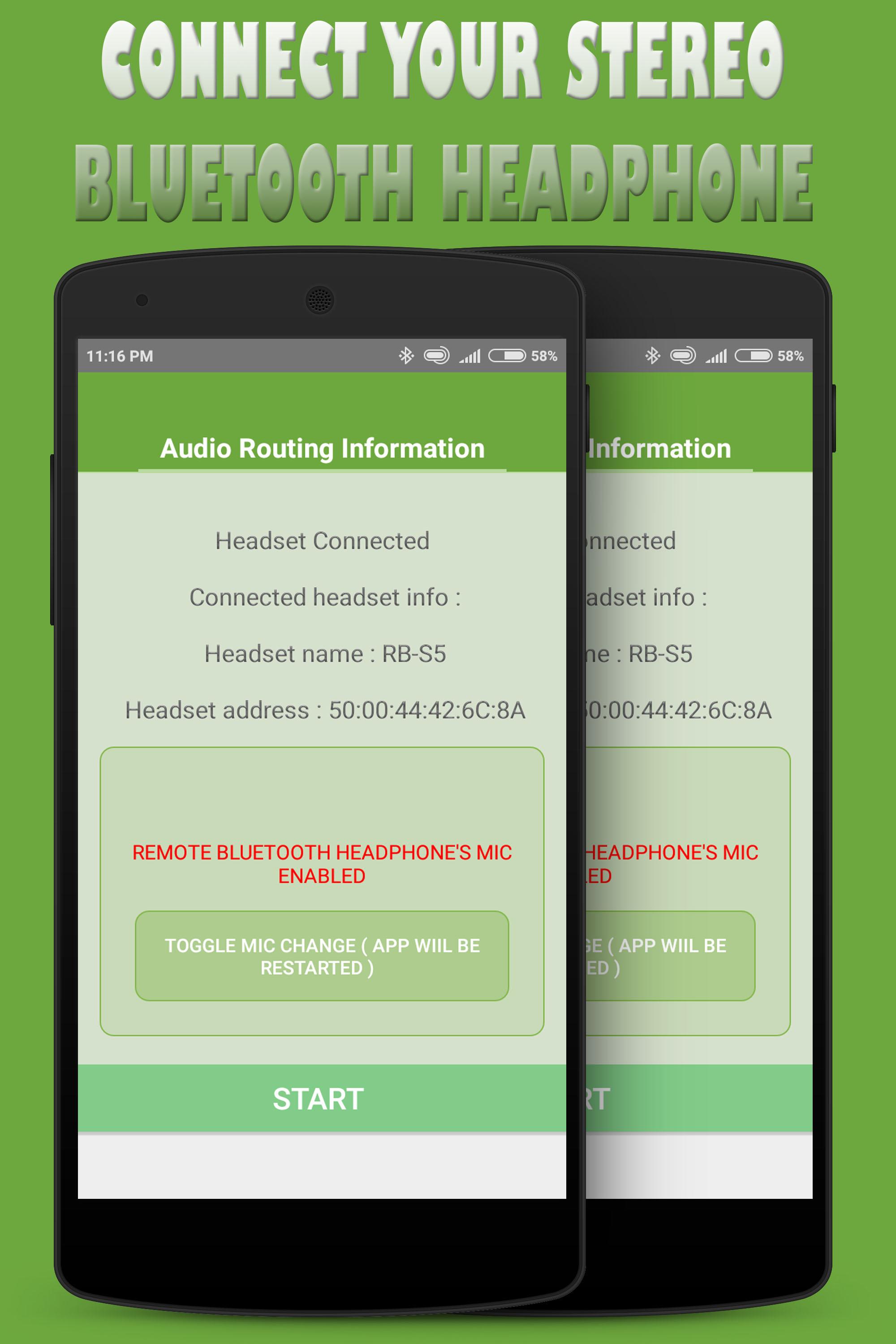 Android application Bluetooth Ear(Voice Recording) screenshort