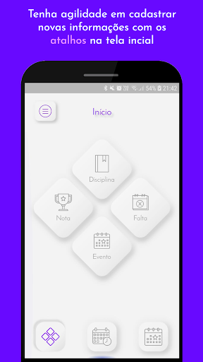 Android application Agenda do Universitário screenshort