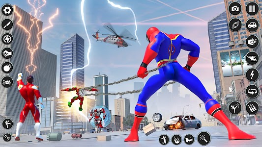 Spider Robot Hero City Battle Unknown
