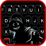 Cover Image of Unduh Dark Mask Man Keyboard Backgro  APK