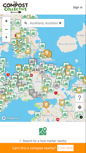 Android application ShareWaste NZ screenshort