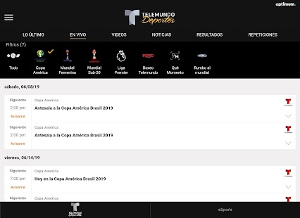 Telemundo Deportes Screenshot