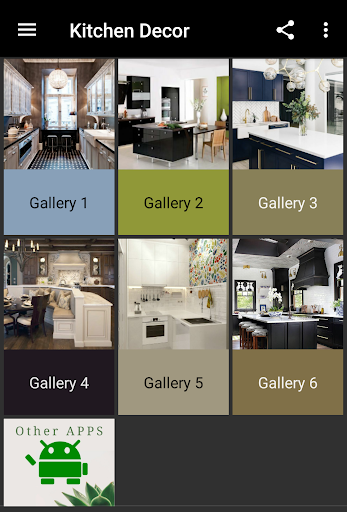 Android application Kitchen Decor screenshort