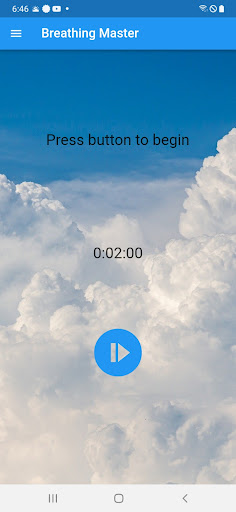 Android application Breathing Master screenshort