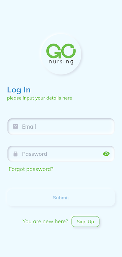 Android application Go Nursing screenshort