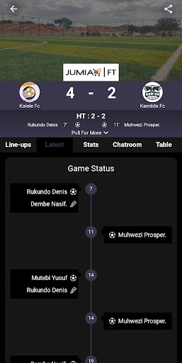 Nganwa Football League Screen 2