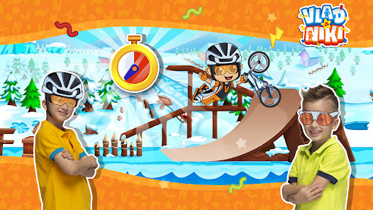 Vlad & Niki: Kids Bike Racing  screenshots 8