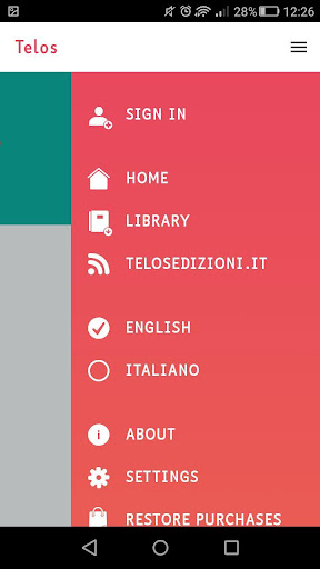 Telos Bookstore Screen 3